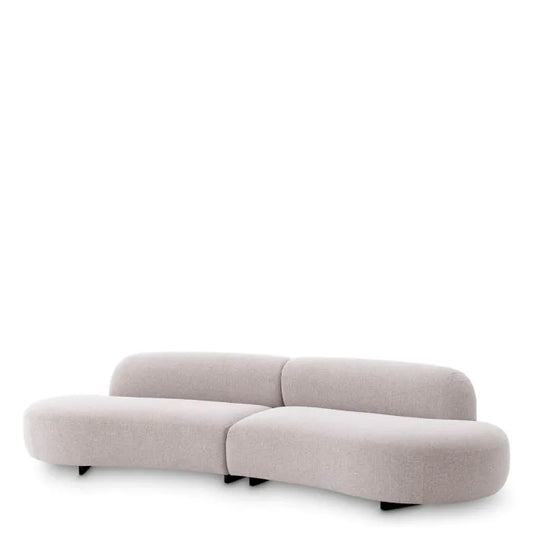 Outdoor Sofa Björn S
Mauritius light grey | black base