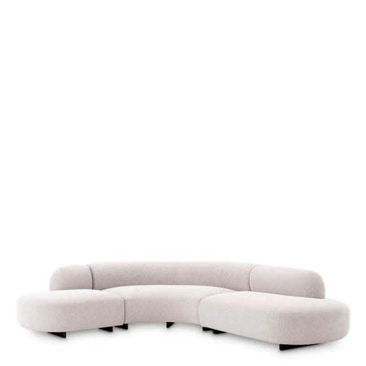 Outdoor Sofa Björn L
Mauritius light grey | black base
