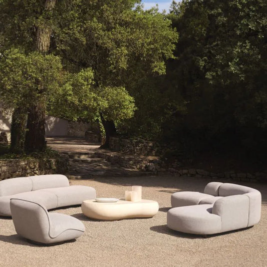 Outdoor Sofa Björn L
Mauritius light grey | black base