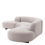 Outdoor Sofa Björn L
Mauritius light grey | black base