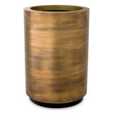 Planter Jasper round high
Vintage brass finish | black base
