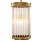 Pendant Rousseau L
Antique brass finish | clear glass