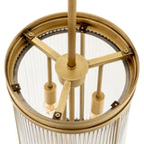 Pendant Rousseau L
Antique brass finish | clear glass