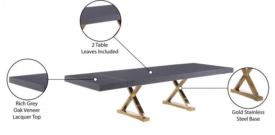 Excel Extendable 2 Leaf Dining Table