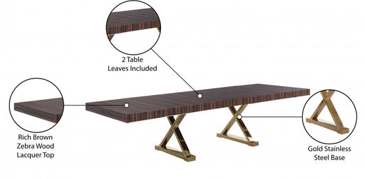 Excel Extendable 2 Leaf Dining Table