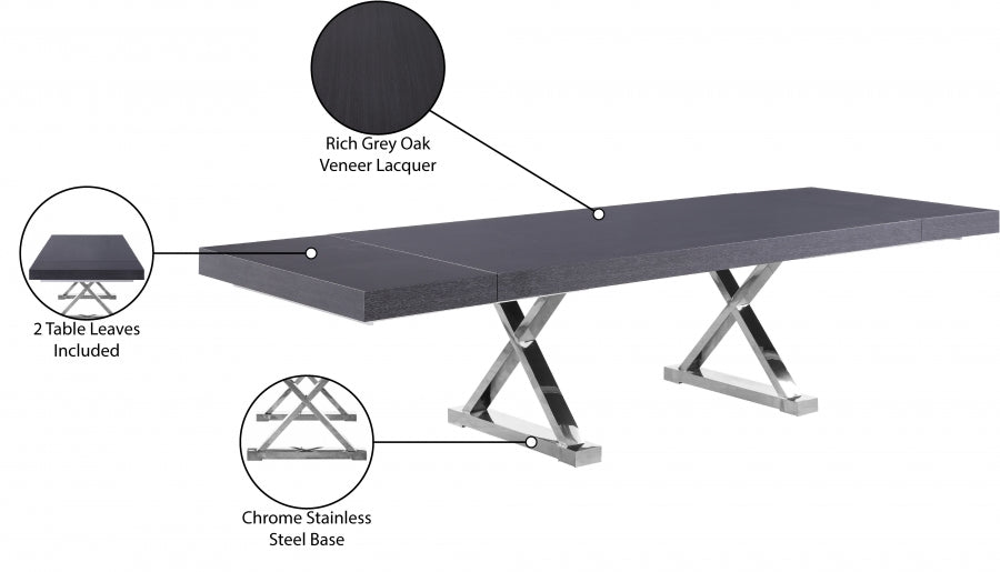 Excel Extendable 2 Leaf Dining Table