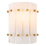 Wall Lamp Blason Single
Alabaster | antique brass finish