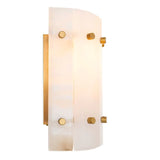 Wall Lamp Blason Single
Alabaster | antique brass finish