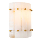 Wall Lamp Blason Single
Alabaster | antique brass finish
