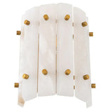 Wall Lamp Blason Single
Alabaster | antique brass finish
