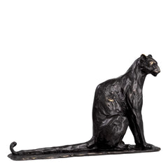 Sculpture Sitting Panther