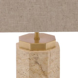 Table Lamp Newman
Travertine | antique brass finish