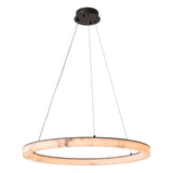 Chandelier Sankt Gallen L
Alabaster | bronze highlight finish