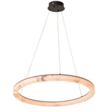 Chandelier Sankt Gallen L
Alabaster | bronze highlight finish