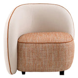 Chair San Marino Left
Sarra off-white | tressa orange | sarra orange piping | black feet