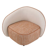 Chair San Marino Left
Sarra off-white | tressa orange | sarra orange piping | black feet
