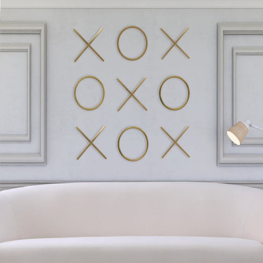 XOXO Gold Wall Decor