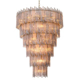 Chandelier Saint Roch XXL
Light brushed brass finish | smoke glass
