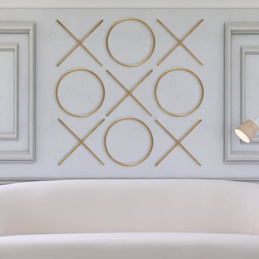 XOXO Gold Wall Decor