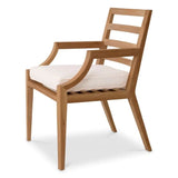 Outdoor Dining Chair Hera
Natural teak | flores off-white