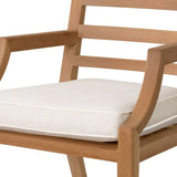 Outdoor Dining Chair Hera
Natural teak | flores off-white