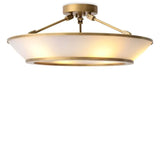 Ceiling Lamp Ferette
Antique brass finish | white glass