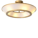 Ceiling Lamp Ferette
Antique brass finish | white glass