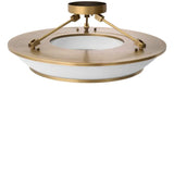 Ceiling Lamp Ferette
Antique brass finish | white glass