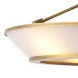 Ceiling Lamp Ferette
Antique brass finish | white glass