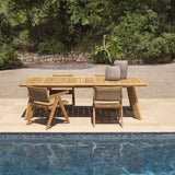 Outdoor Dining Chair Niclas
Natural teak | natural weave