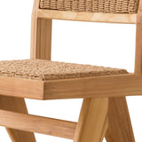 Outdoor Dining Chair Niclas
Natural teak | natural weave