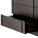 Drawer Dresser Modesto L
Mocha oak veneer | brushed brass finish
