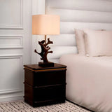 Nightstand Costanzo
Charcoal grey oak veneer | brushed brass finish