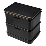 Nightstand Costanzo
Charcoal grey oak veneer | brushed brass finish