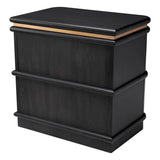 Nightstand Costanzo
Charcoal grey oak veneer | brushed brass finish