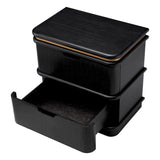 Nightstand Costanzo
Charcoal grey oak veneer | brushed brass finish