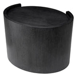 Nightstand Rosemberg
Charcoal grey oak veneer | brushed brass finish