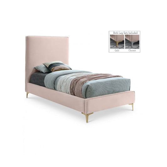 Geri Velvet Twin Bed