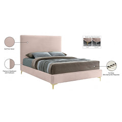 Geri Velvet Queen Bed