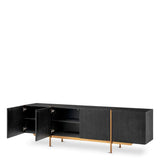 Dresser Bazilian
Charcoal grey oak veneer | brushed brass finish