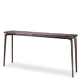 Console table White House
Bronze finish legs | brown marble top