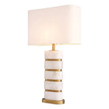 Table Lamp Newall
Antique brass finish | alabaster