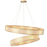 Chandelier Monari
Antique brass finish | handmade glass