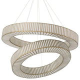 Chandelier Monari
Antique brass finish | handmade glass