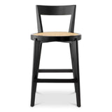 Bar Stool Alvear
Classic black finish | rattan cane webbing