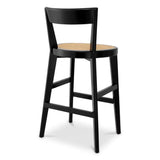 Bar Stool Alvear
Classic black finish | rattan cane webbing