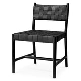Dining Chair Tiberio
Black leather | black legs
