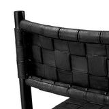 Dining Chair Tiberio
Black leather | black legs