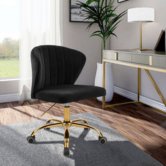 Finley Velvet Office Chair