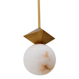 Pendant Elko
Antique brass finish | alabaster